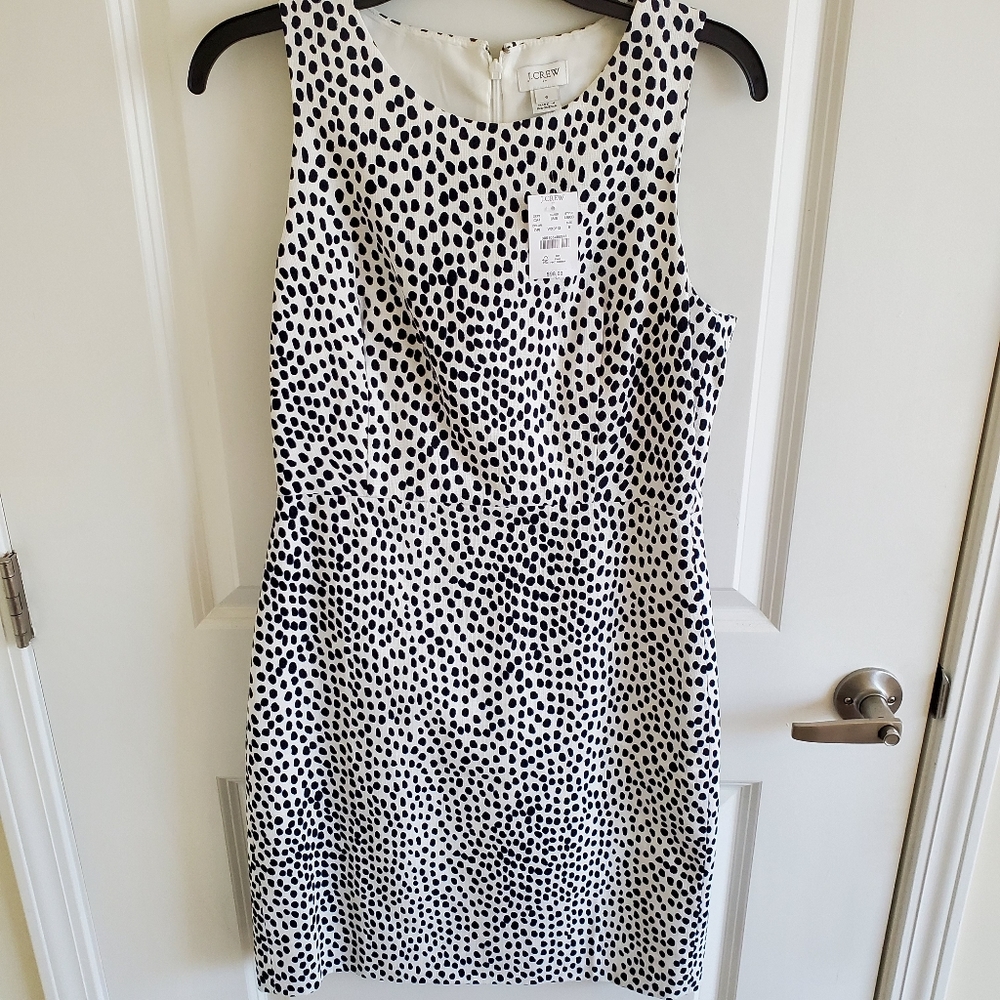 J.CREW sleeveless sheath dress